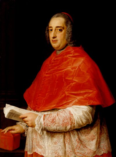 Portrét kardinála Prospera Colonny di Sciarra od Pompeo Girolamo Batoni