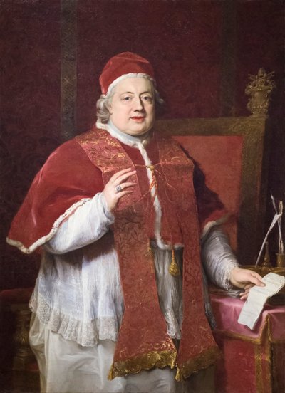 Portrét papeže Klementa XIII od Pompeo Girolamo Batoni
