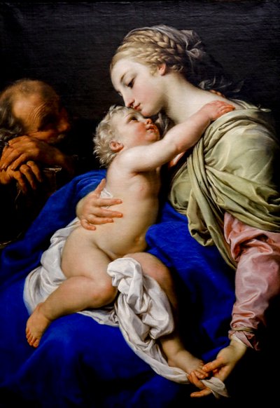 Svatá rodina. 18. století (olej na plátně) od Pompeo Girolamo Batoni