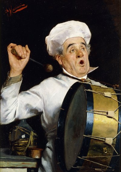 Volání na večeři, od Pompeo Massani