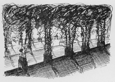 Komíny (litho) od Pont
