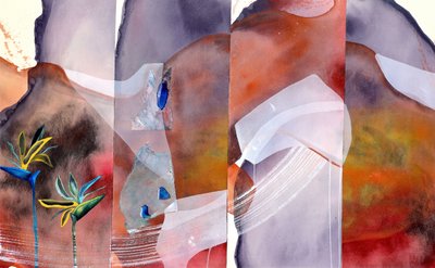 Tropický abstraktní květ od Poonam Choudhary