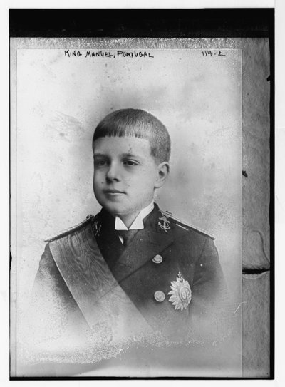 Portugalský král Manuel jako chlapec od Portuguese Photographer