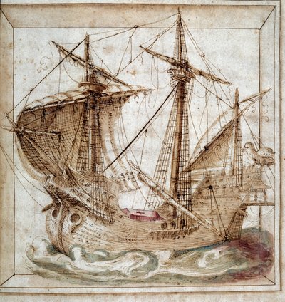 Caravelle. Portugalský rukopis od Portuguese School
