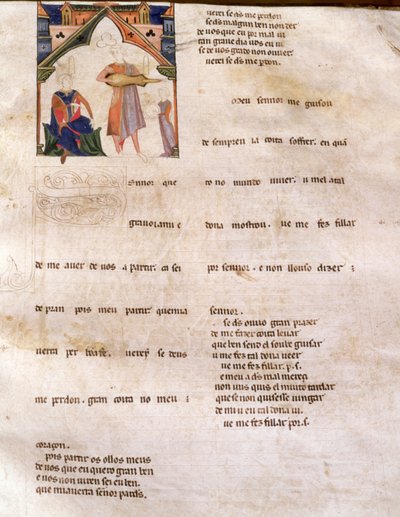 Strana 197R Ajuda Kniha veršů, Strana 197R, 13.14.st. od Portuguese School