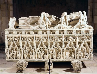 Hrob Petra I. (1320-67) portugalského krále od Portuguese School