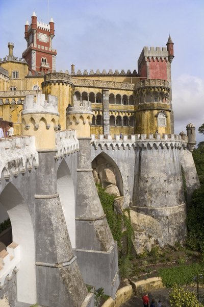 Pohled na palác a vnější zdi od Portuguese School