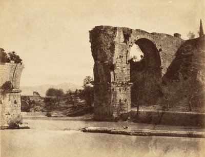 Augustův most v Nani, 1853-56. od Possibly by Jane Martha St. John.