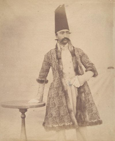 [Nasir al-Din Shah], 1840-60s. od Possibly by Luigi Pesce.