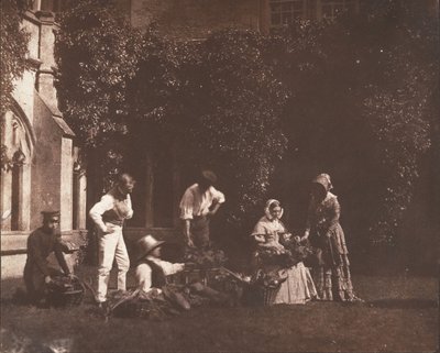 Prodejci ovoce, ca. 1845. od Possibly by William Henry Fox Talbot.