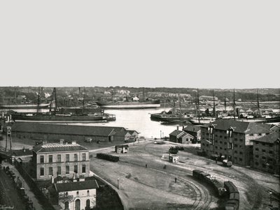 The Docks, Southampton, 1895. od Poulton and Co