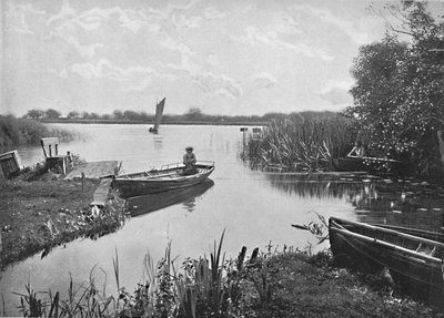 Wroxham Broad, Norfolk, c1896 od Poulton and Co