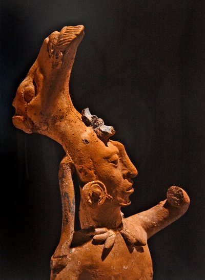Detail hráče míče, Jaina Culture (keramika) od Pre Columbian Pre Columbian