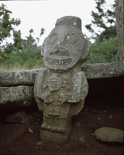 Megalitická socha bohyně plodnosti od Pre Columbian Pre Columbian