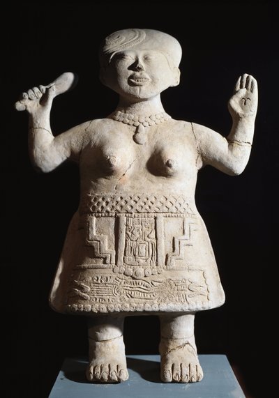 Předkolumbovské umění, civilizace Totonac: soška předpěrových paží ve vzduchu 6.-9. století po JC From El Tajin (kámen) od Pre Columbian Pre Columbian