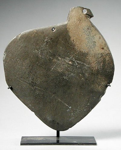 Paletka s ptačí hlavou, možná perlička, období Naqada II, cca 3500-3100 př.nl (zelená břidlice) od Predynastic Period Egyptian