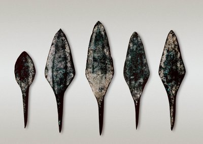 Argarická kultura: hroty šípů (kovové) od Prehistoric Prehistoric