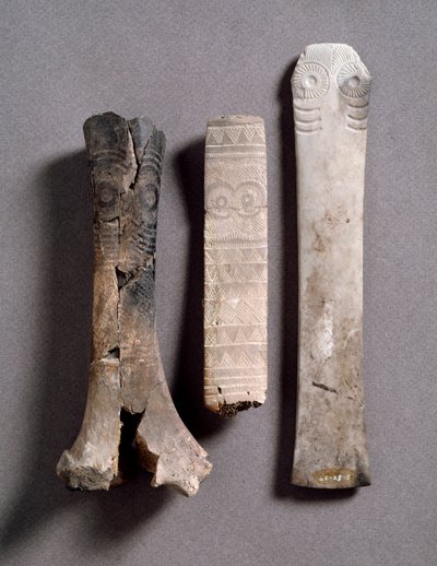 Kostěné a kamenné modly z Almizaraque od Prehistoric Prehistoric