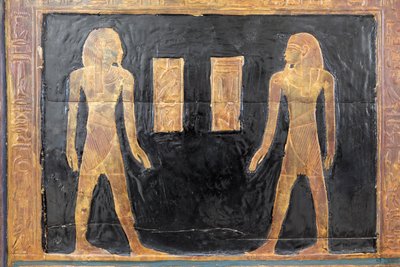 Canopic box of Yuya, detail, Egyptské muzeum, Káhira, Egypt od Prehistoric Prehistoric