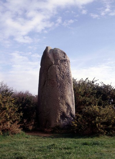 Menhir na poloostrově Rhuys (56). od Prehistoric Prehistoric