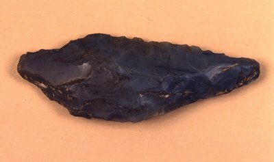 Kamenný hrot šípu objeven v Isolino di Varese (Itálie). od Prehistoric Prehistoric