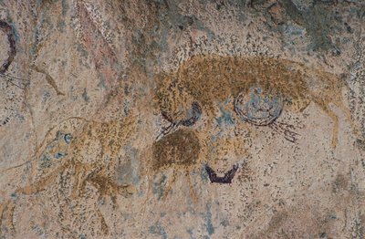 Divoká zvířata (jeskynní malba) od Prehistoric Prehistoric