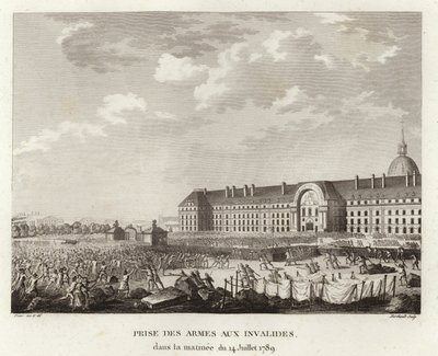 Převzetí zbraní v Les Invalides v Paříži od Prieur