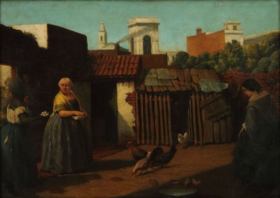 Terasa v Buenos Aires v roce 1850 od Prilidiano Pueyrredon