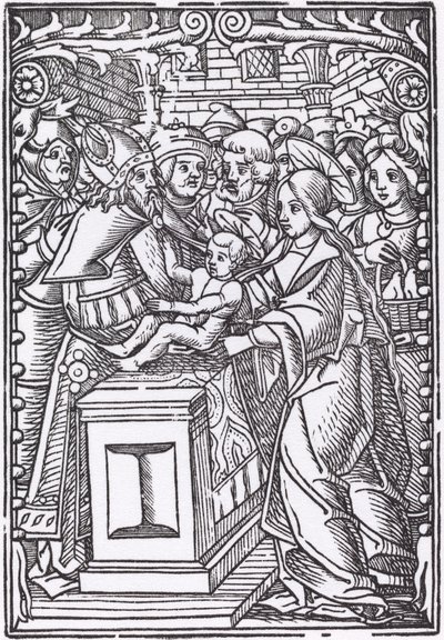 Prezentace v chrámu od Probably French 16th Century