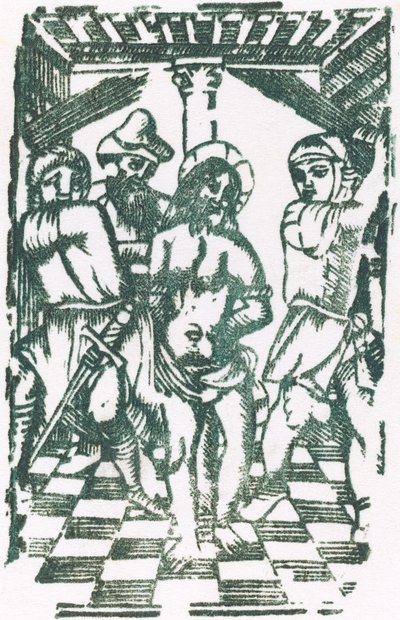 Bičování od Probably French 16th Century