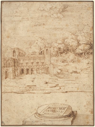 Císařská vila od Probably Titian Venetian 16th Century