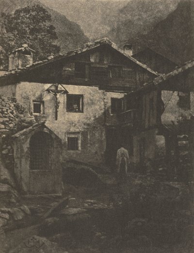 Kamera: A Village Corner, 1906. od Professor Hans Watzek