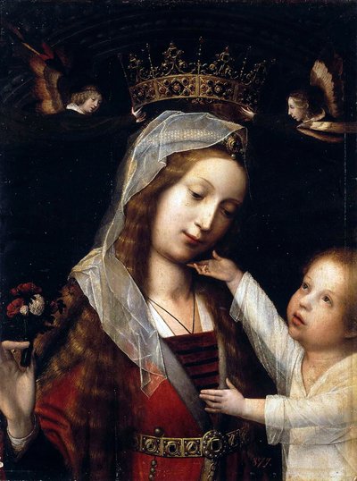 Panna a dítě“, mezi 1465 a 1529. od Provost