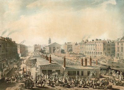 Covent Garden, Londýn od Pugin and Rowlandson