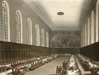 Vojenská nemocnice, Chelsea, z Ackermannova „Microcosmos of London“ od Pugin and Rowlandson