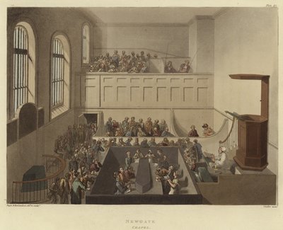 Newgate od Pugin and Rowlandson