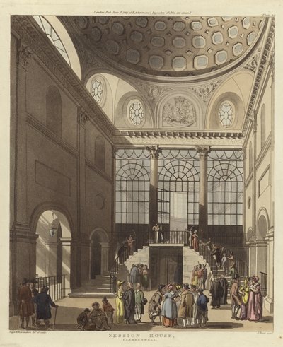 Session House od Pugin and Rowlandson