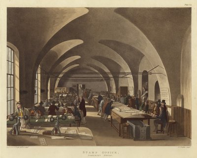 Úřad pro razítka od Pugin and Rowlandson