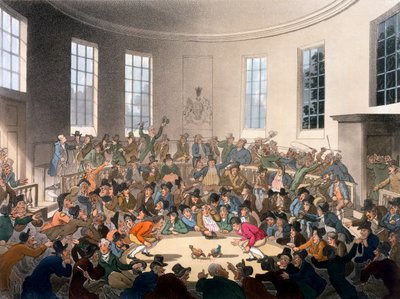 The Royal Cockpit, Birdcage Walk, St James, ilustrace z 