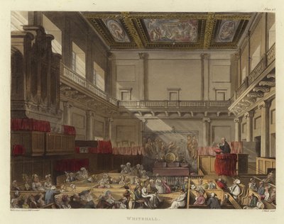 Whitehall od Pugin and Rowlandson