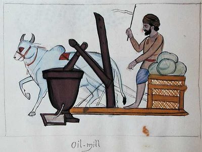Olejárna, kolem roku 1890 (akvarel na papíře) od Punjabi School