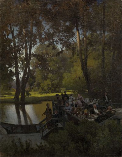 Oběd v parku od Pyotr Alexandrovich Sukhodolsky
