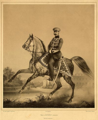 Portrét císaře Alexandra II. 1818-1881, 60.-70. léta 19. století od Pyotr Fyodorovich Borel