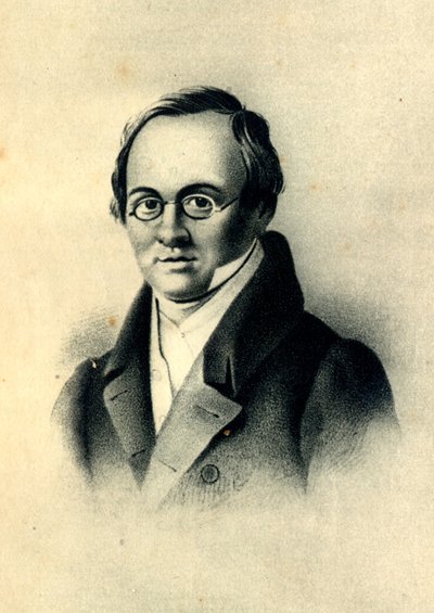Portrét básníka Antona A. Delviga 1798-1831 od Pyotr Fyodorovich Borel