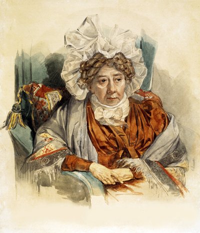 Portrét Natalyi Kirillovny Zagrjažské (její komtesa Razumovskaja od Pyotr Fyodorovich Sokolov