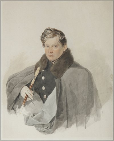 Portrét hraběte Sergeje Vasiljeviče Trubetskoye 1815-1859, 1835 od Pyotr Fyodorovich Sokolov