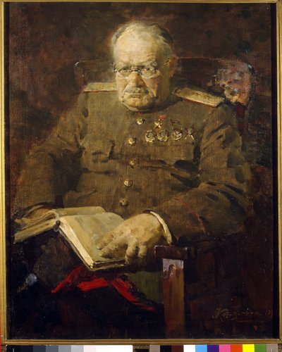 Portrét neurochirurga a akademika Nikolaje N. Bourdenka (1876-1946) od Pyotr Ivanovich Kotov