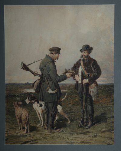Lovci, 1864 od Pyotr Petrovich Sokolov
