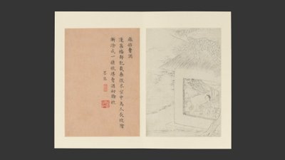 Slavné ženy, datováno 1799 (album o šestnácti listech; tuš na papíře) od Qi Gai