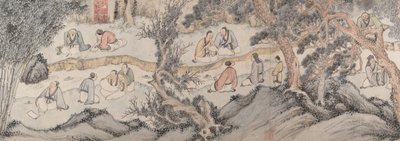 Shromáždění v pavilonu orchidejí, datované do roku 1560. od Qian Gu